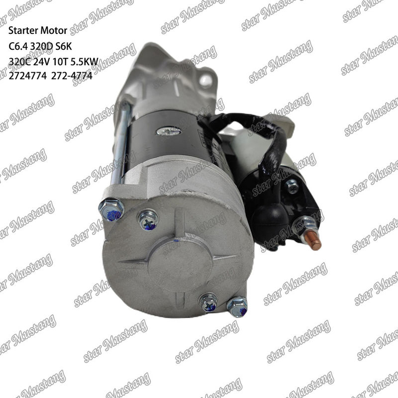 Motor de arranque del motor C6.4 320D S6K 320C 24V 10T 5.5KW 2724774 272-4774 Para las piezas de repuesto del motor Caterpillar