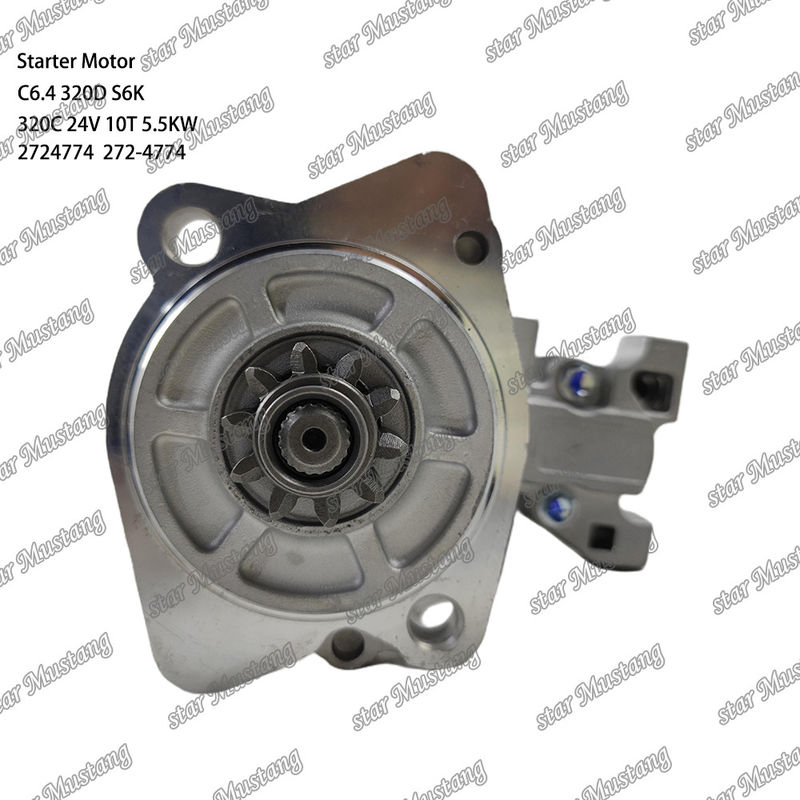 Motor de arranque del motor C6.4 320D S6K 320C 24V 10T 5.5KW 2724774 272-4774 Para las piezas de repuesto del motor Caterpillar