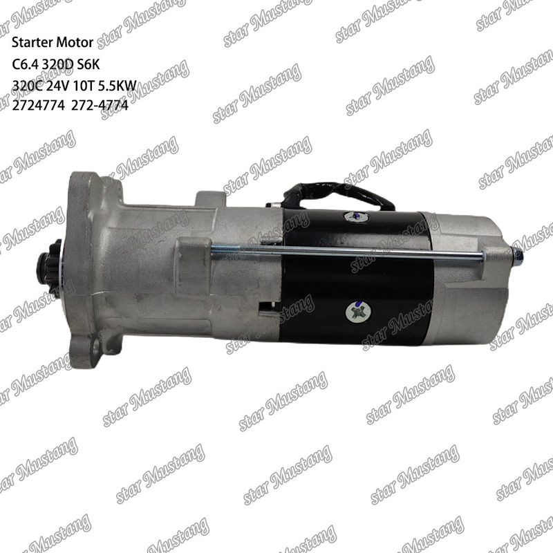 Motor de arranque del motor C6.4 320D S6K 320C 24V 10T 5.5KW 2724774 272-4774 Para las piezas de repuesto del motor Caterpillar
