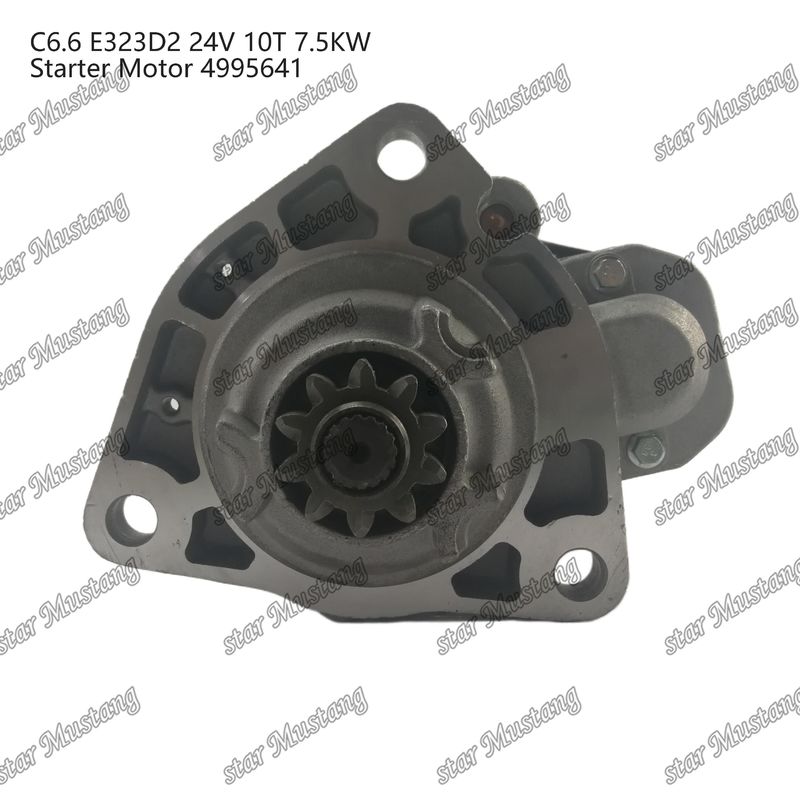 Motor de arranque del motor C6.6 E323D2 24V 10T 7.5KW 4995641 Para piezas de repuesto del motor de Caterpillar