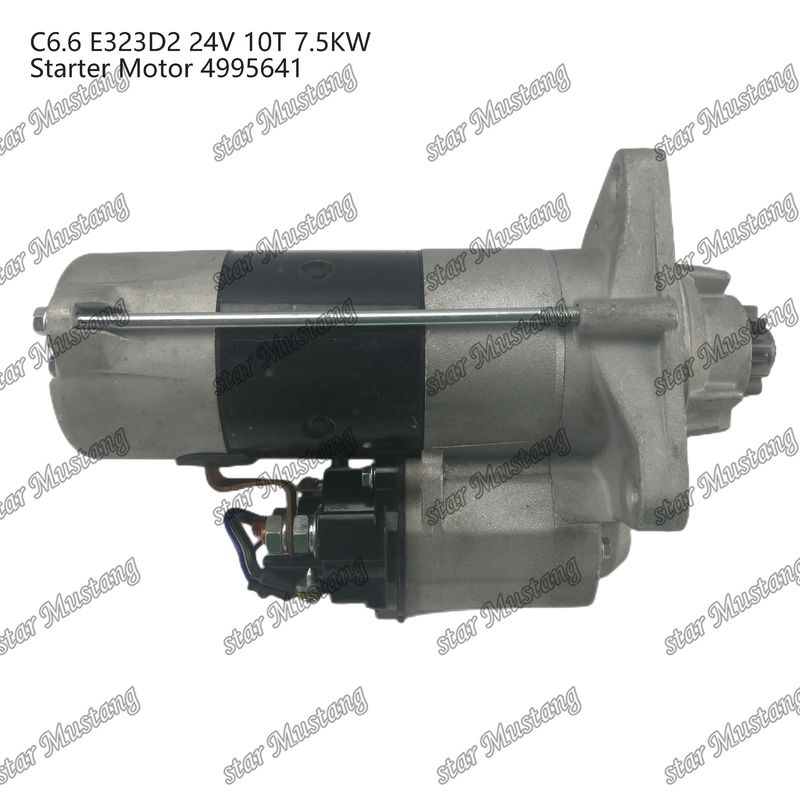 Motor de arranque del motor C6.6 E323D2 24V 10T 7.5KW 4995641 Para piezas de repuesto del motor de Caterpillar