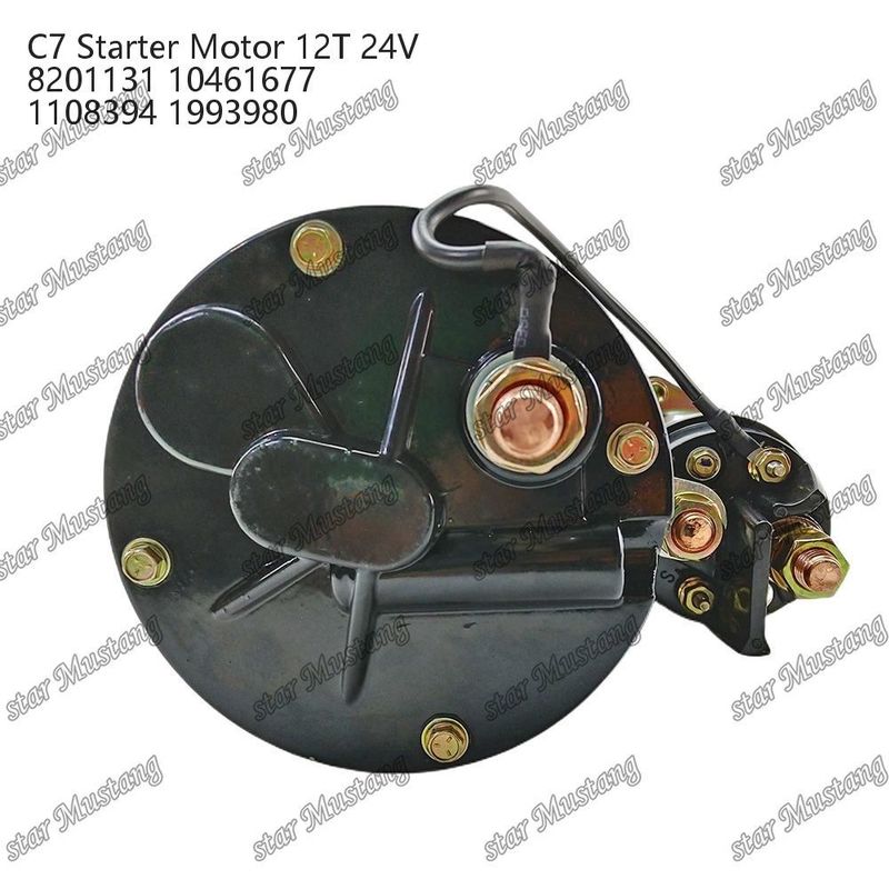 Motor de arranque del motor C7 12T 24V 8201131 10461677 1108394 1993980 Para piezas de repuesto del motor Caterpillar