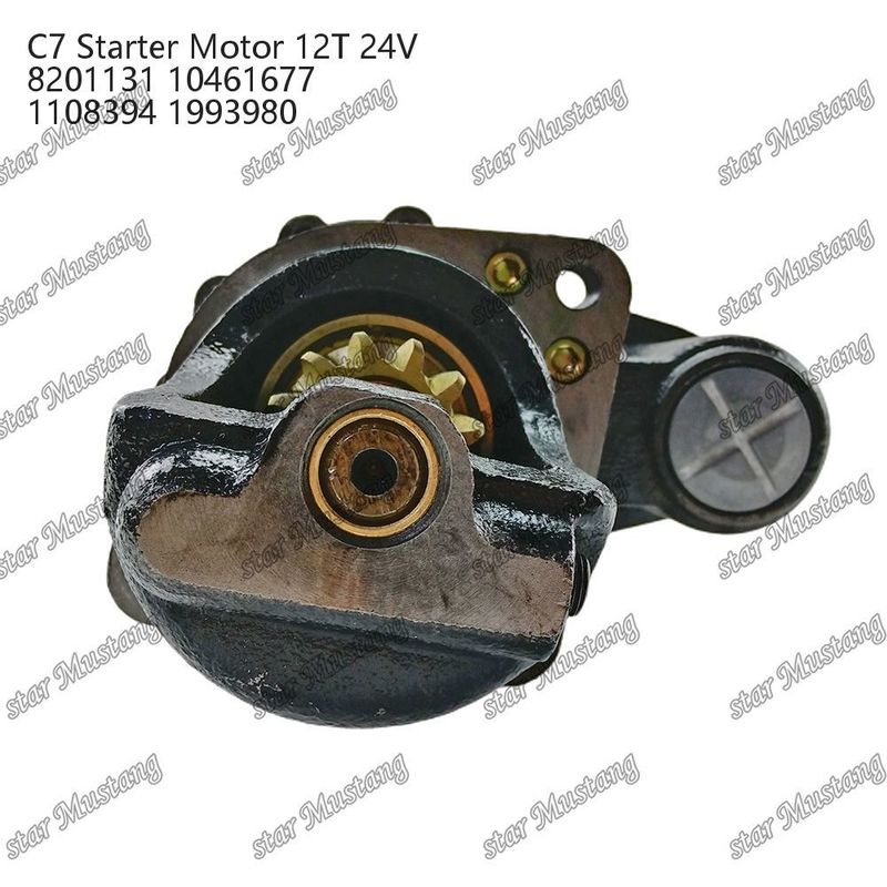 Motor de arranque del motor C7 12T 24V 8201131 10461677 1108394 1993980 Para piezas de repuesto del motor Caterpillar