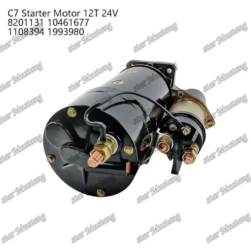 Motor de arranque del motor C7 12T 24V 8201131 10461677 1108394 1993980 Para piezas de repuesto del motor Caterpillar