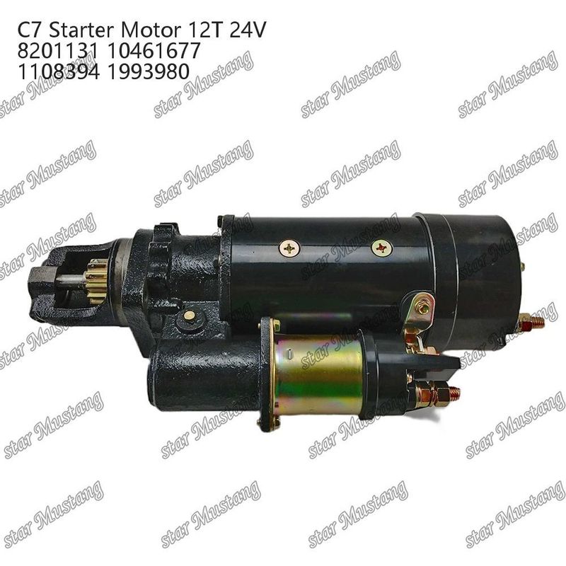 Motor de arranque del motor C7 12T 24V 8201131 10461677 1108394 1993980 Para piezas de repuesto del motor Caterpillar