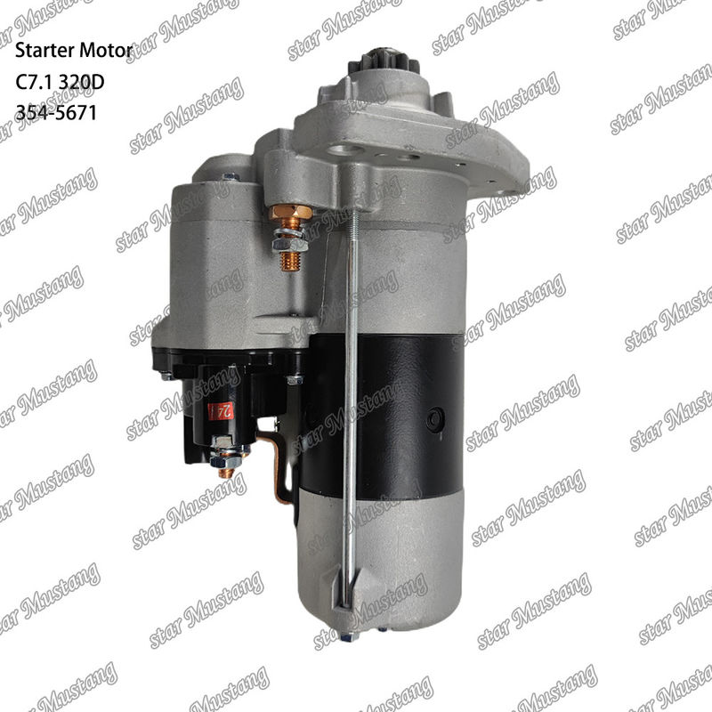 Motor de arranque del motor C7.1 320D 24V 10T 7.5KW 354-5671 Para piezas de repuesto del motor de Caterpillar