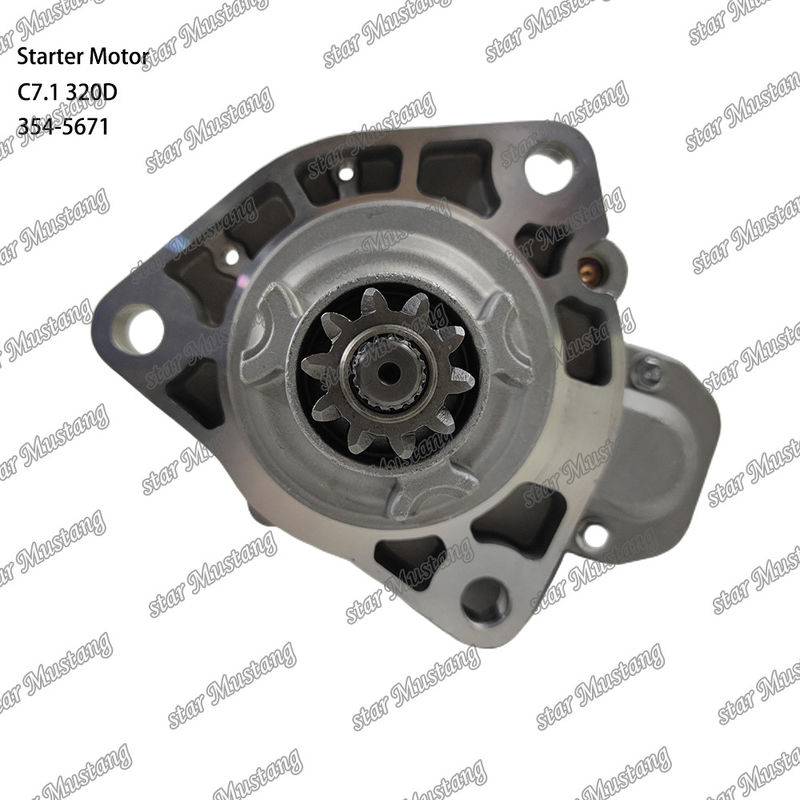 Motor de arranque del motor C7.1 320D 24V 10T 7.5KW 354-5671 Para piezas de repuesto del motor de Caterpillar