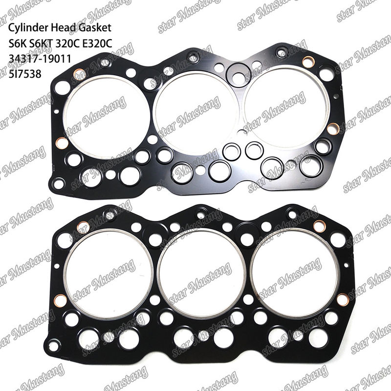 Junta de la cabeza del cilindro S6K S6KT 320C E320C 34317-19011 5I7538 Para piezas de repuesto del motor Caterpillar