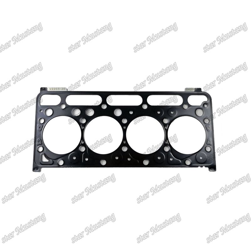 V2203 V2403 Cabeza de cilindro Gasket Metal 1.20mm(20) Nuevo1G790-03312 Adecuado para el motor Kubota