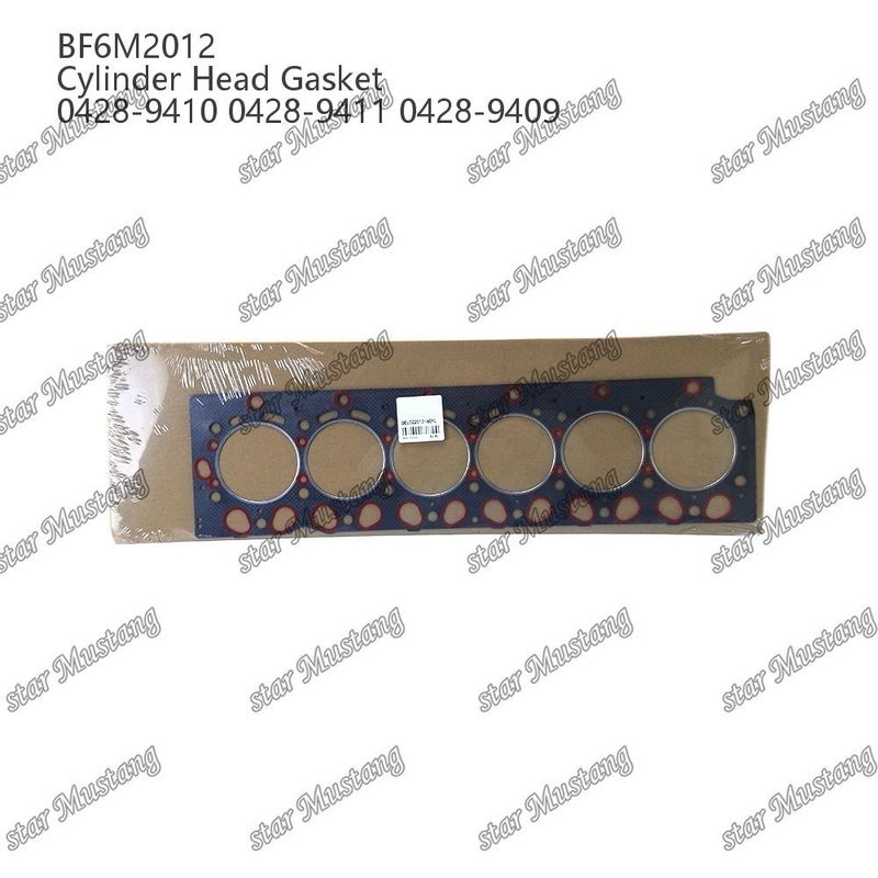 Junta de cabeza de cilindro BF6M2012 Asbesto 0428-9410 0428-9411 0428-9409 Para piezas de repuesto de motores Deutz