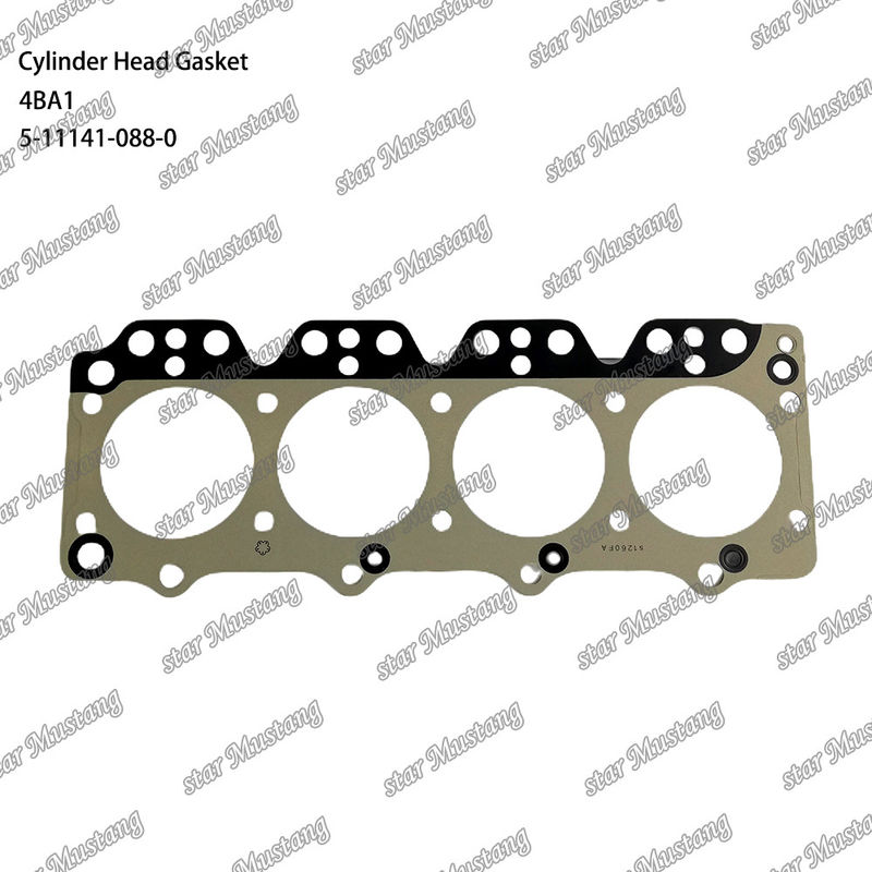 Junta de la cabeza del cilindro 4BA1 Metal 5-11141-088-0 Para repuestos de motores ISUZU