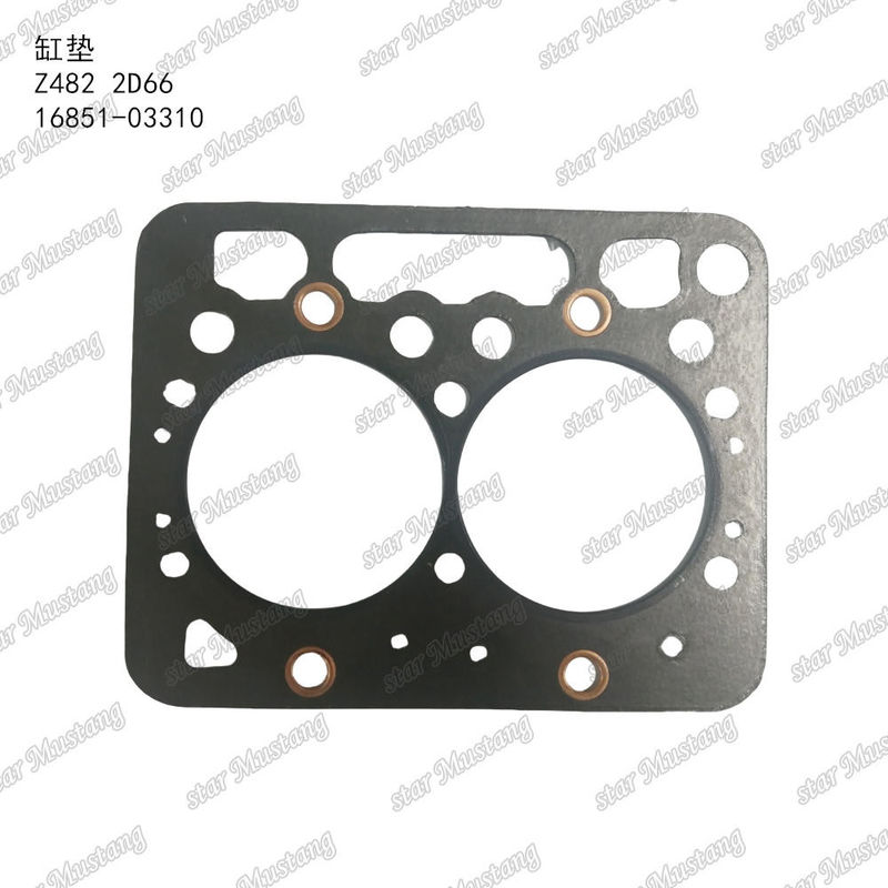 Z482 2D66 Asbesto de la culata del cabezal del cilindro Tipo antiguo 16851-03310 Adecuado para el motor Kubota