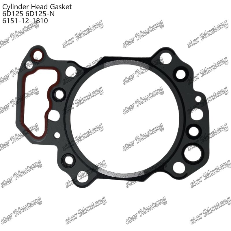 Presa del cilindro 6D125 6D125-N 6151-12-1810 para piezas de repuesto del motor KUMATSU