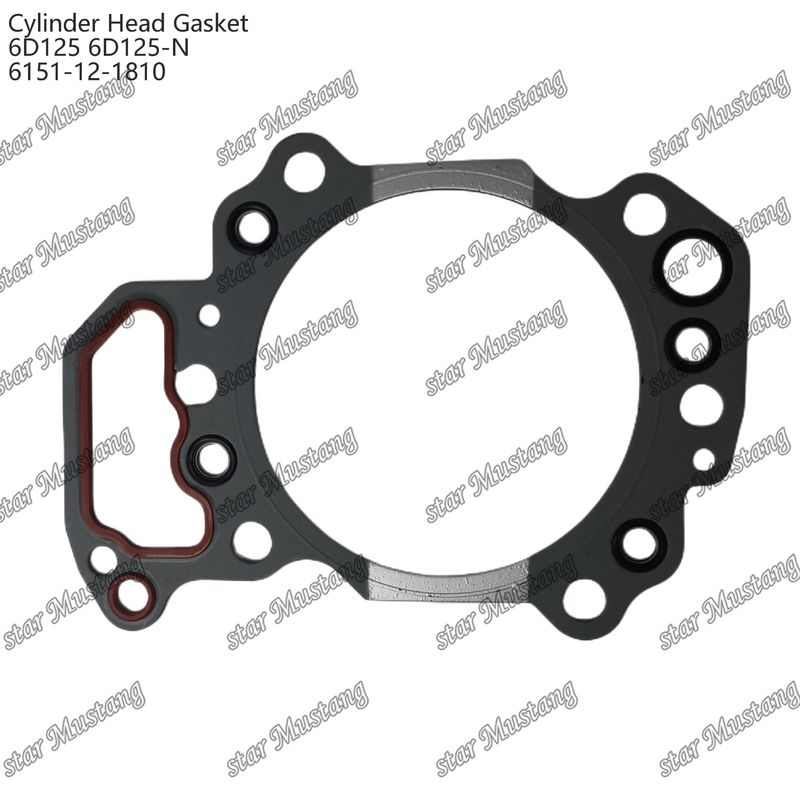 Presa del cilindro 6D125 6D125-N 6151-12-1810 para piezas de repuesto del motor KUMATSU