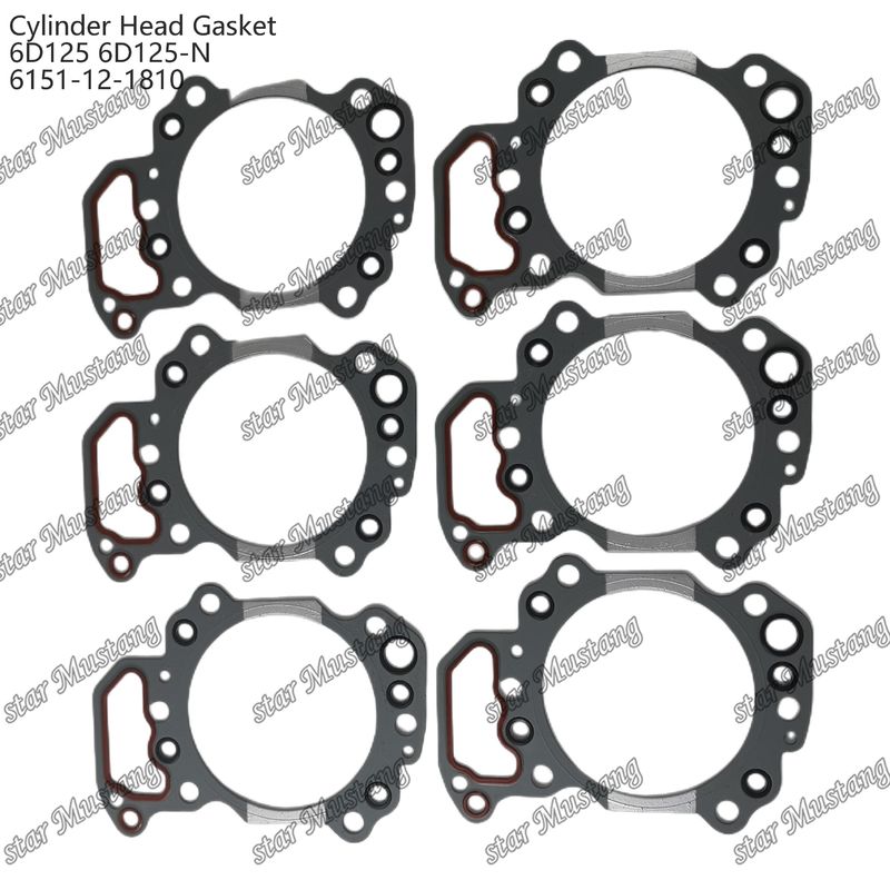 Presa del cilindro 6D125 6D125-N 6151-12-1810 para piezas de repuesto del motor KUMATSU
