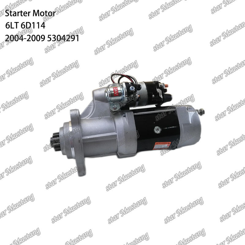6LT 6D114 PC300-8 Motor de arranque de motor 24V 12T 8.5KW 2004-2009 02T911023 5256984 5304291 Para piezas de repuesto de motores CUMMINS