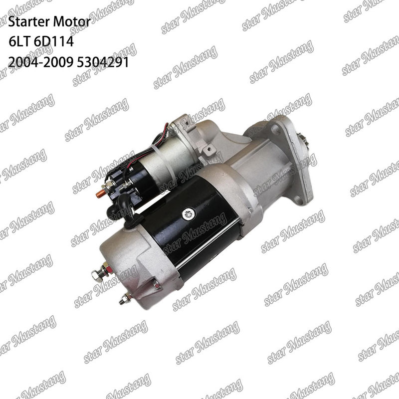 6LT 6D114 PC300-8 Motor de arranque de motor 24V 12T 8.5KW 2004-2009 02T911023 5256984 5304291 Para piezas de repuesto de motores CUMMINS