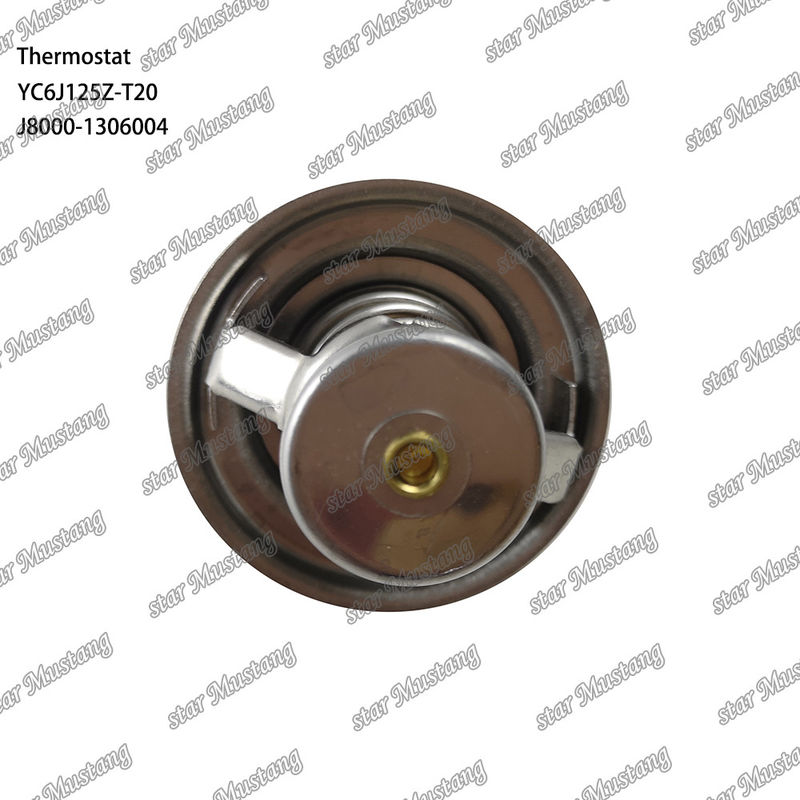 Termostato YC6J125Z-T20 J8000-1306004 75°C Parte del motor con estructura integrada y 6 meses
