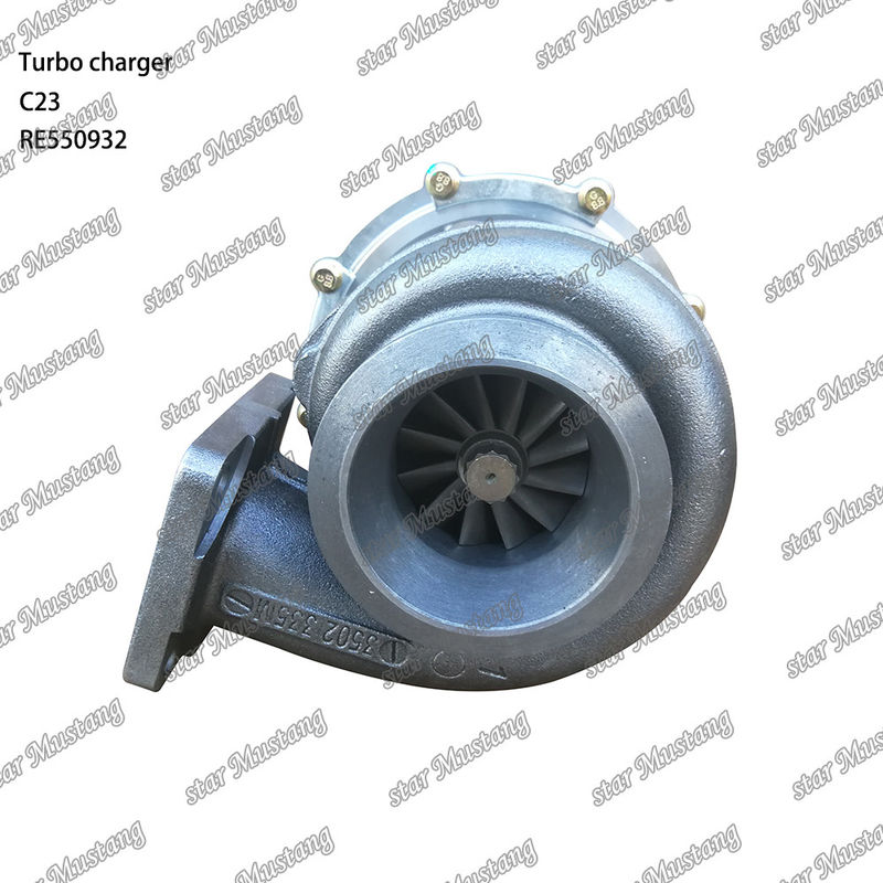 C23 228 John Deere RE550932 MUTOR TURBO CHARGER Parte del motor con estructura integral y 6 meses