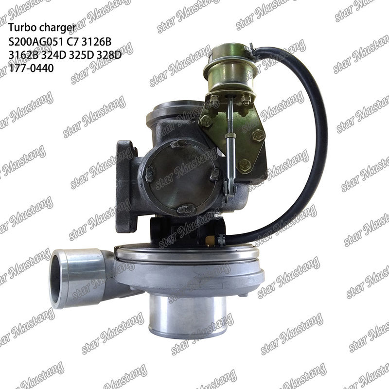 Turbocompresor S200AG051 C7 3126B 3162B 324D 325D 328D 177-0440 Parte del motor con estructura integral y 6 meses