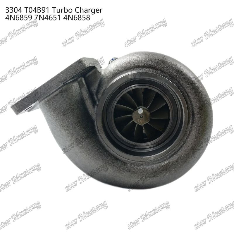 Turbocompresor T04B91 3304 4N6859 7N4651 4N6858 Parte del motor con estructura integral y 6 meses