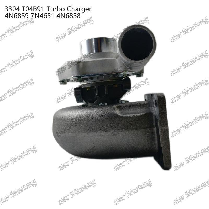 Turbocompresor T04B91 3304 4N6859 7N4651 4N6858 Parte del motor con estructura integral y 6 meses