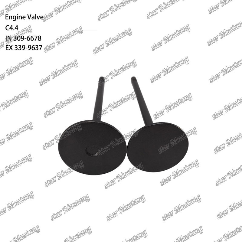 Válvula original para motores diesel C4.4 IN 309-6678 EX 339-9637 para piezas Caterpillar