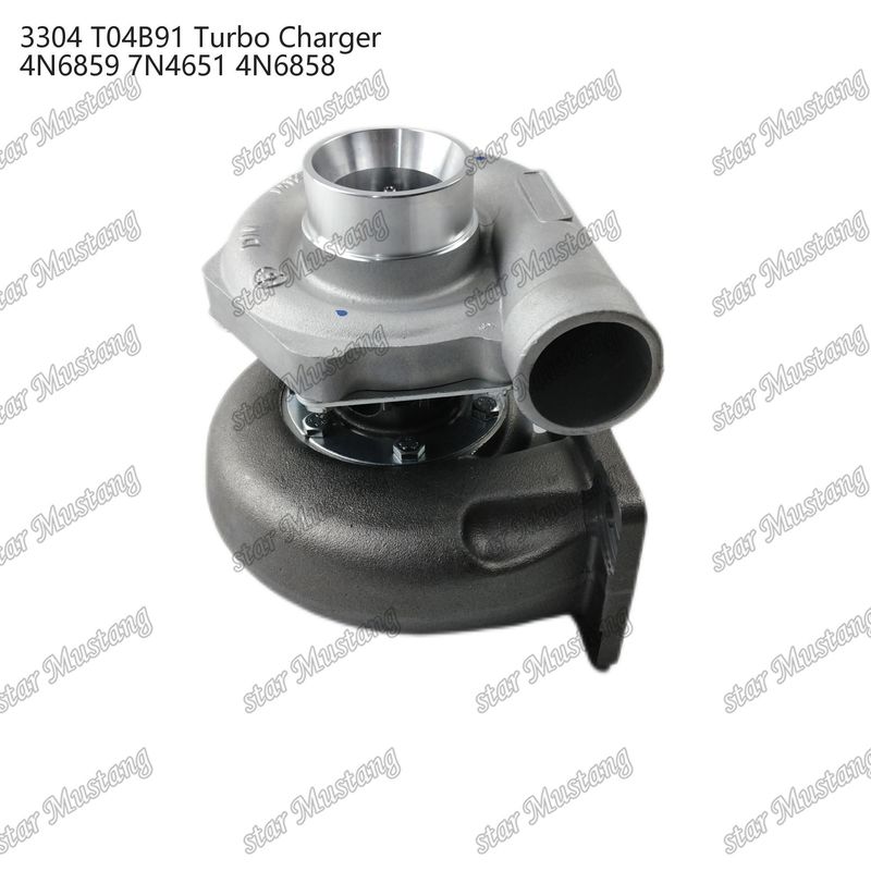 Turbocompresor T04B91 3304 4N6859 7N4651 4N6858 Parte del motor con estructura integral y 6 meses