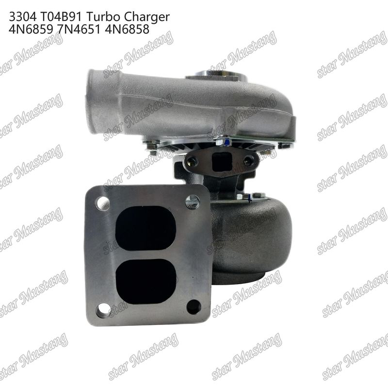 Turbocompresor T04B91 3304 4N6859 7N4651 4N6858 Parte del motor con estructura integral y 6 meses