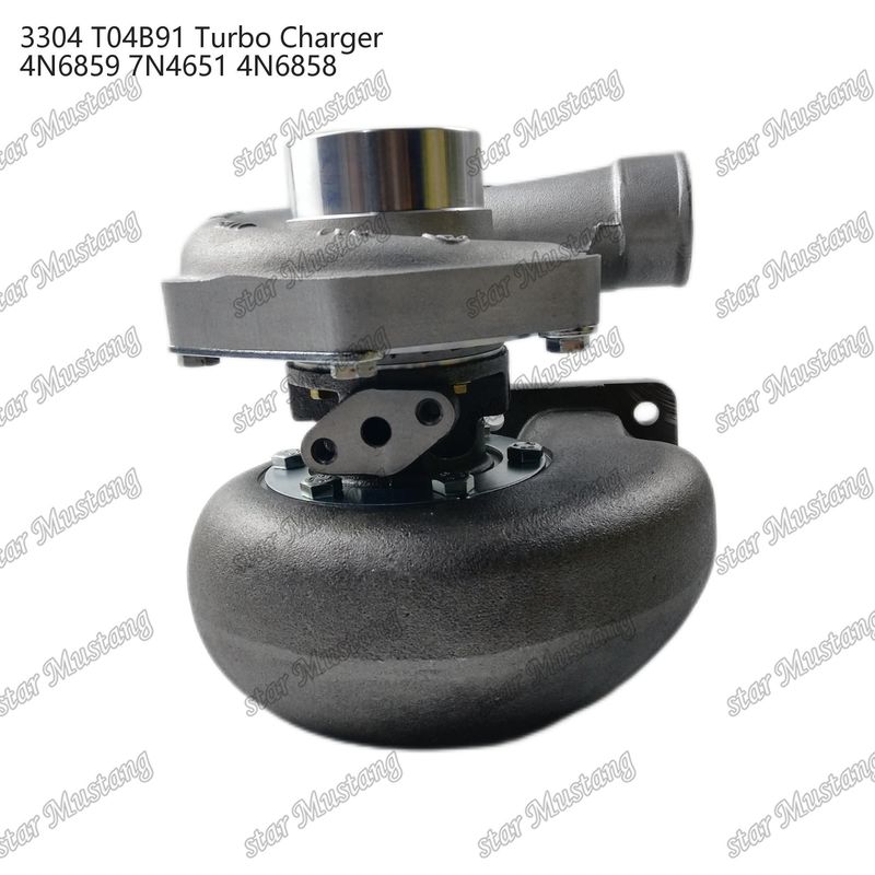 Turbocompresor T04B91 3304 4N6859 7N4651 4N6858 Parte del motor con estructura integral y 6 meses