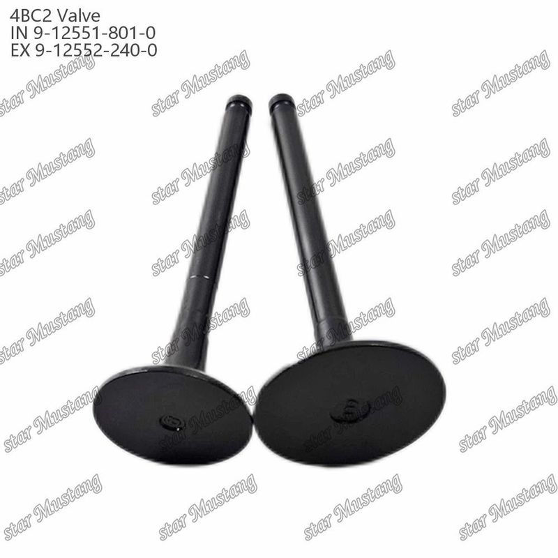 Válvula 4BC2 9-12551-801-0 9-12552-240-0 Adecuada para repuestos de motores Isuzu