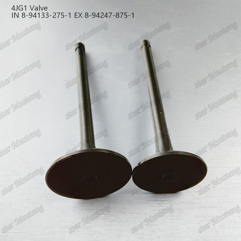 Válvula 4JG1 IN 8-94133-275-1 EX 8-94247-875-1 para repuestos de motores Isuzu