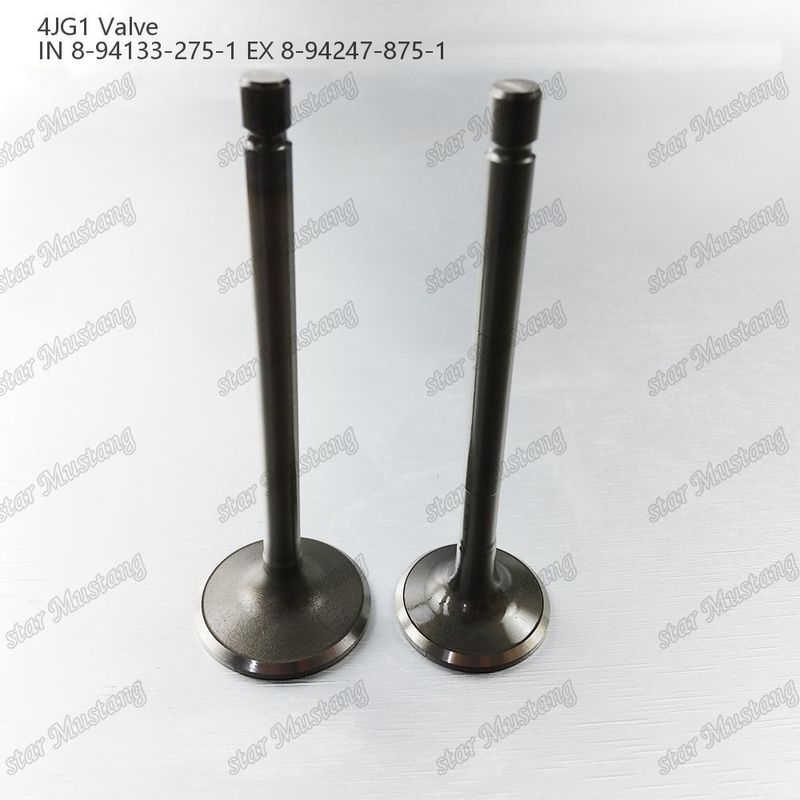 Válvula 4JG1 IN 8-94133-275-1 EX 8-94247-875-1 para repuestos de motores Isuzu