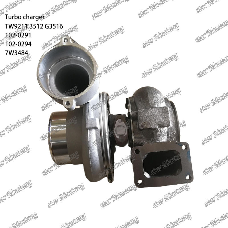 Turbocompresor TW9211 3512 G3516 102-0291 102-0294 7W3484 Parte del motor con estructura integral y 6 meses