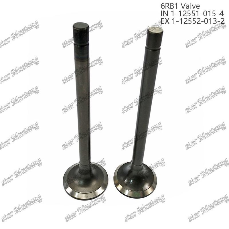Válvula 6RB1 IN 1-12551-015-4 EX 1-12552-013-2 Adecuada para repuestos de motores Isuzu