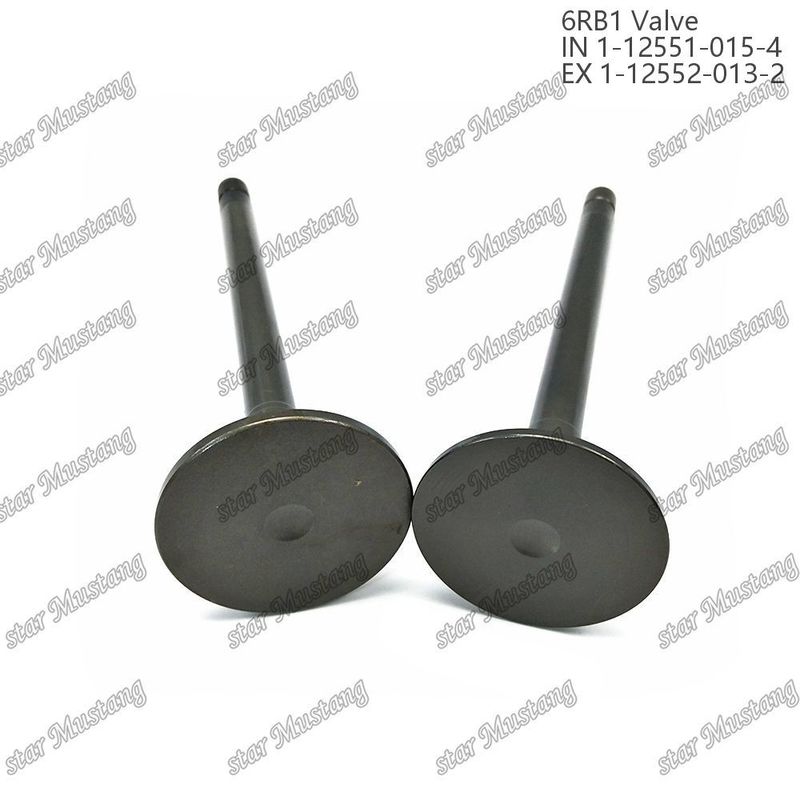 Válvula 6RB1 IN 1-12551-015-4 EX 1-12552-013-2 Adecuada para repuestos de motores Isuzu
