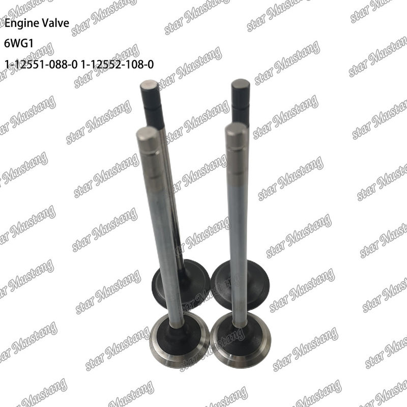 Válvula 6WG1 IN 1-12551-088-0 EX 1-12552-108-0 Adecuada para repuestos de motores Isuzu