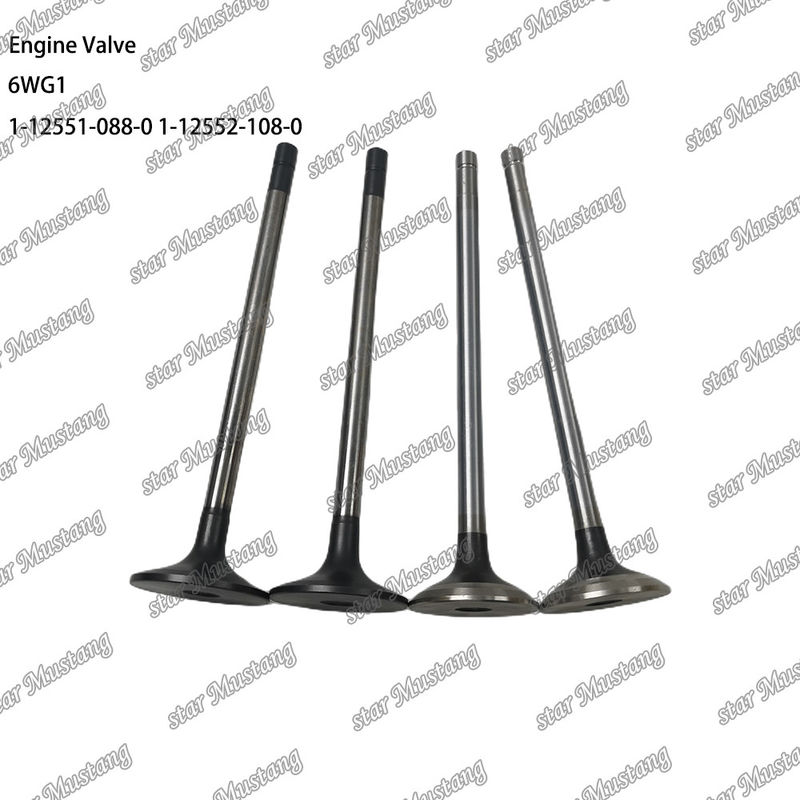 Válvula 6WG1 IN 1-12551-088-0 EX 1-12552-108-0 Adecuada para repuestos de motores Isuzu
