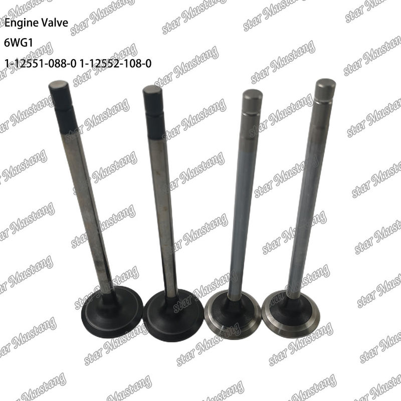 Válvula 6WG1 IN 1-12551-088-0 EX 1-12552-108-0 Adecuada para repuestos de motores Isuzu