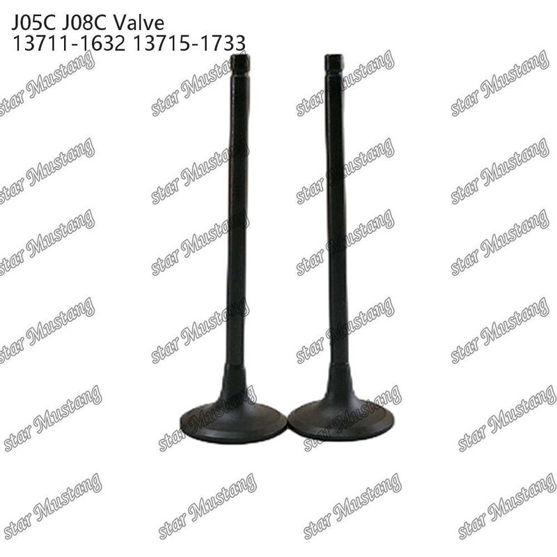 Válvula J05C J08C 13711-1632 13715-1733 Adecuada para piezas de repuesto de motores Hino