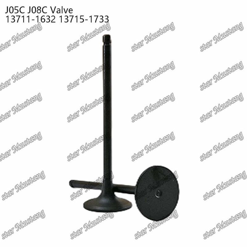 Válvula J05C J08C 13711-1632 13715-1733 Adecuada para piezas de repuesto de motores Hino