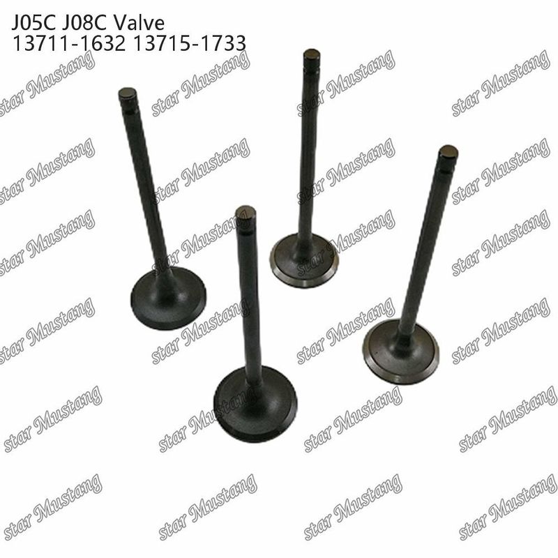 Válvula J05C J08C 13711-1632 13715-1733 Adecuada para piezas de repuesto de motores Hino