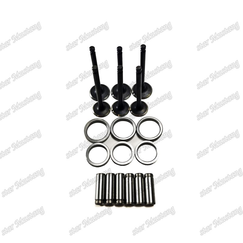 Silla de válvula y guía 3TNE68 129900-32001 129900-32002 129100-51300 120130-11860 con estado de stock de estructura integral