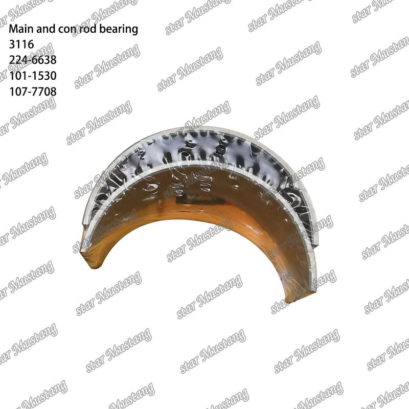 Rodamiento principal y rodamiento con barra 3116 224-6638 101-1530 107-7708 Std Apto para piezas de repuesto de motores Caterpillar