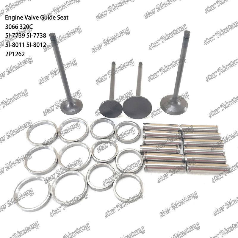Guía de válvulas 3066 320C 5I-7739 5I-7738 5I-8011 5I-8012 2P1262 Parte del motor con estructura integral y estado de stock de 6 meses