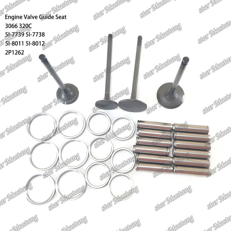 Guía de válvulas 3066 320C 5I-7739 5I-7738 5I-8011 5I-8012 2P1262 Parte del motor con estructura integral y estado de stock de 6 meses