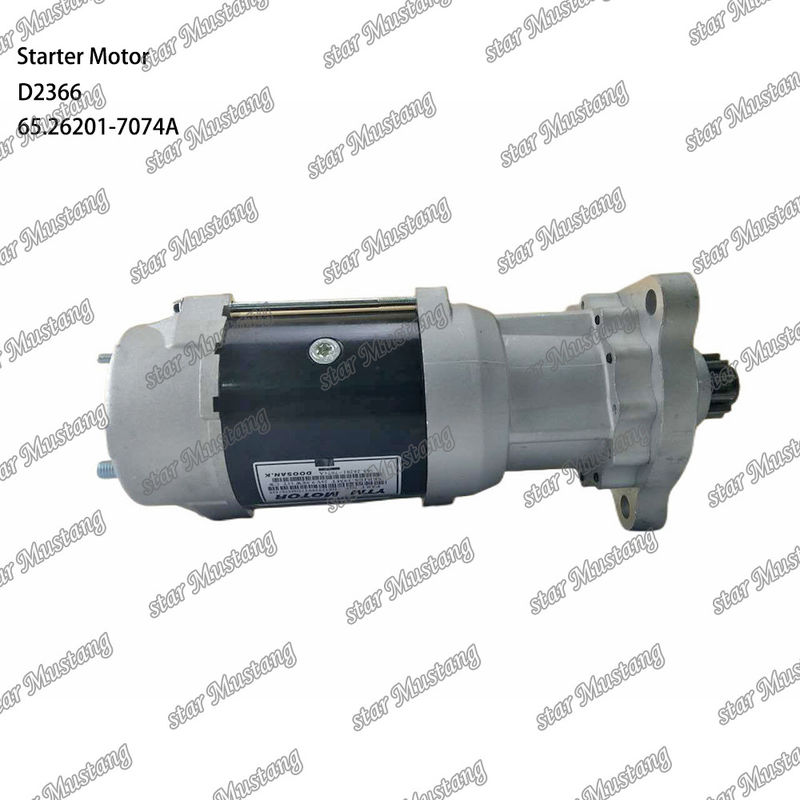 D2366 Motor de arranque de motor 39MT 24V 9.0KW 11T 65.26201-7074A Para las piezas de repuesto del motor DOOSAN DAEWOO