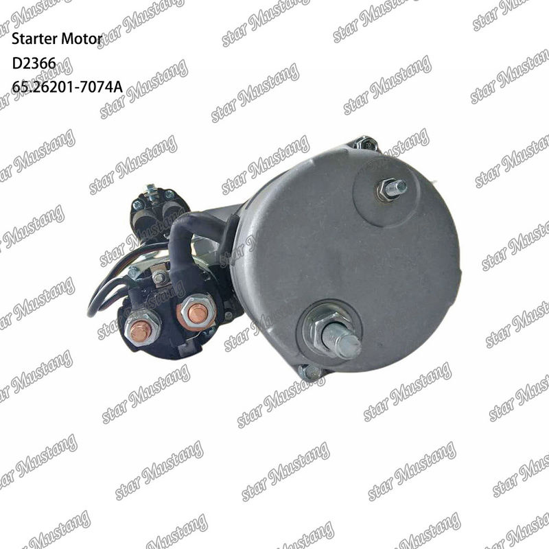 D2366 Motor de arranque de motor 39MT 24V 9.0KW 11T 65.26201-7074A Para las piezas de repuesto del motor DOOSAN DAEWOO