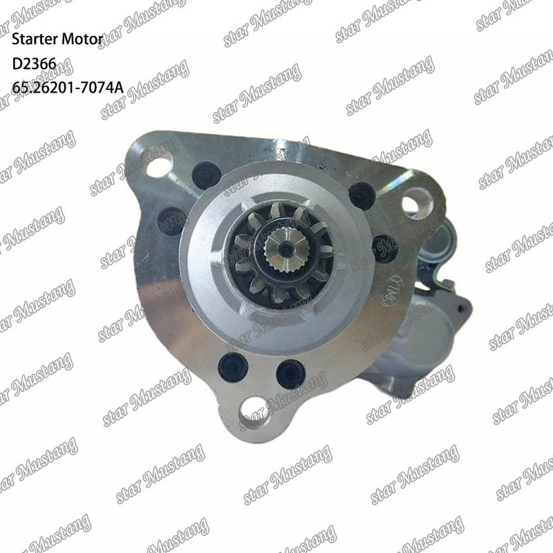 D2366 Motor de arranque de motor 39MT 24V 9.0KW 11T 65.26201-7074A Para las piezas de repuesto del motor DOOSAN DAEWOO
