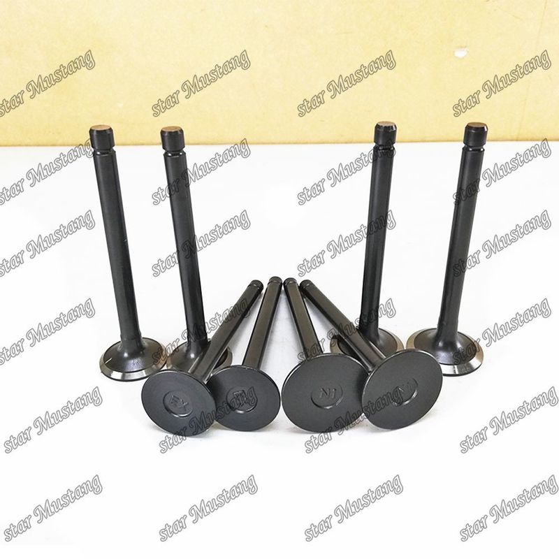 Válvula de estructura integral de stock original D1302 D1402 V1702 V1902 F2302 F2402 S2802 IN 17331-13110 EX 17331-13120 Parte del motor